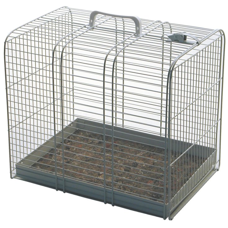 Rf Trasportino in Metallo - L - 46 x 34 x 40h Cm