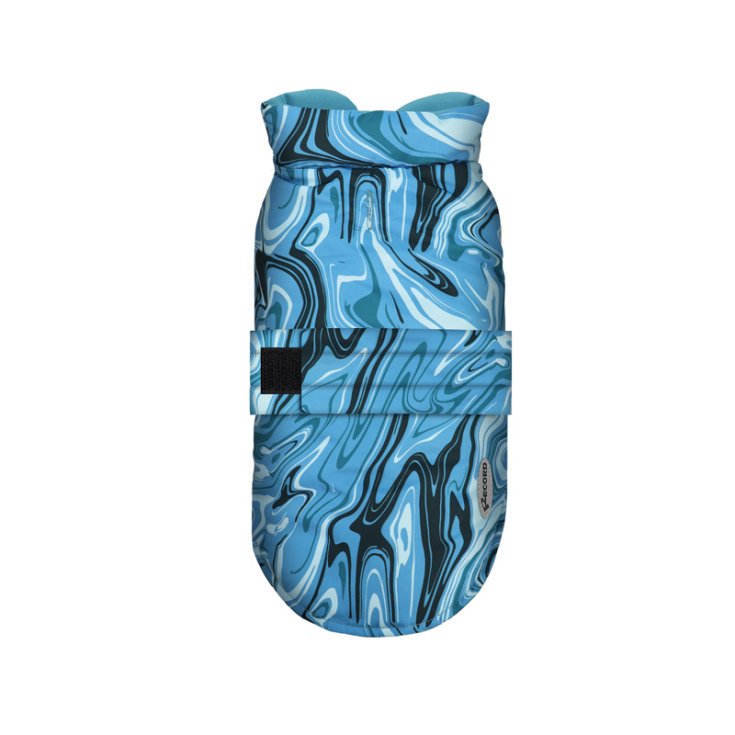 RECORD CAPPOTTINO IMP. MARBLE AZZURRO L