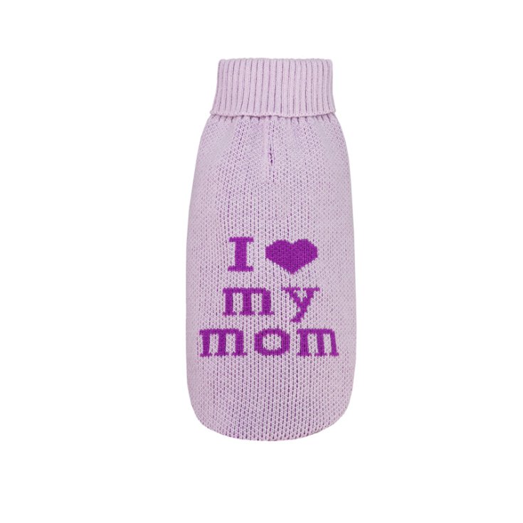 RECORD MAGLIONCINO I LOVE MY MOM LILLA M