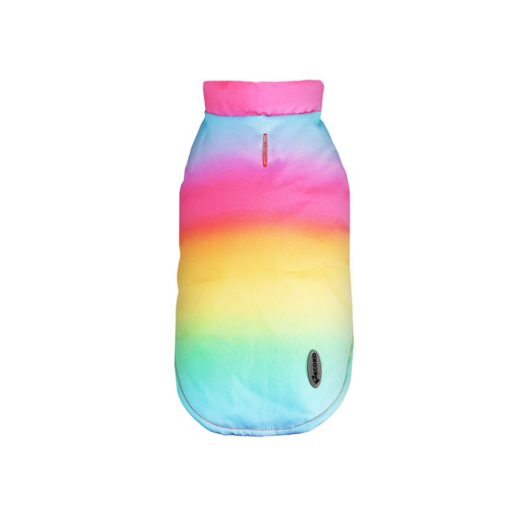 Cappottino impermeabile per Cani Rainbow - Taglia 25