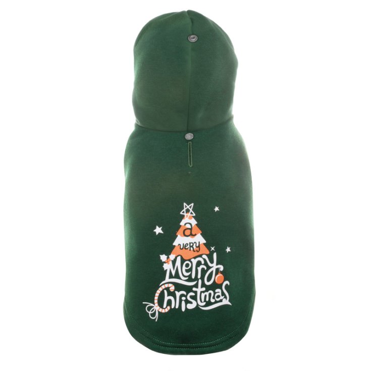 RECORD FELPA BUON NATALE VERDE M PETTO:5