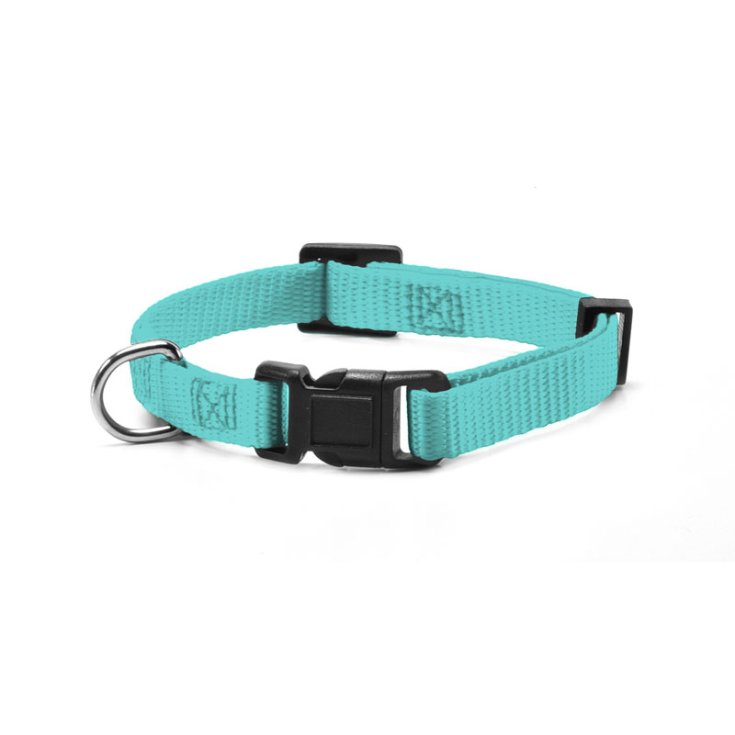 RECORD COLLARE NYLON CON CLIP ACQUAMARIN