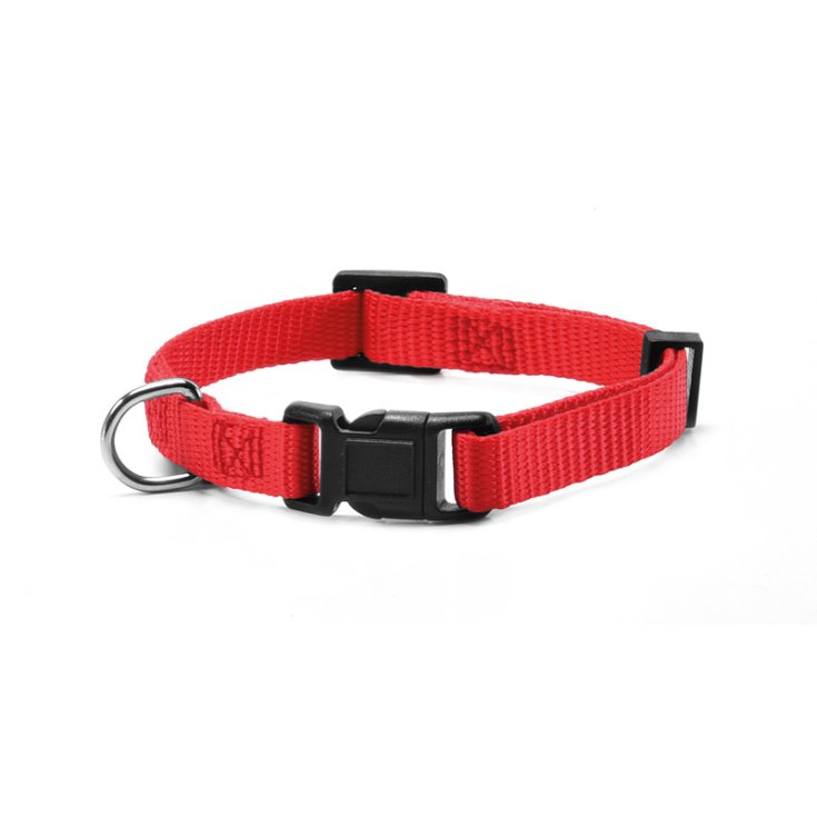 RECORD COLLARE NYLON CON CLIP ROSSO XS 1