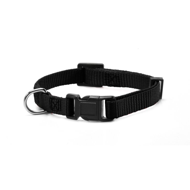 RECORD COLLARE NYLON CON CLIP NERO L 2,5