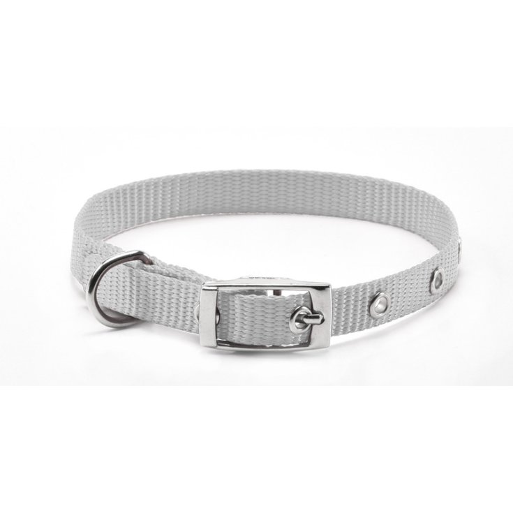 RECORD COLLARE NYLON CON FIBBIA GRIGIO 2