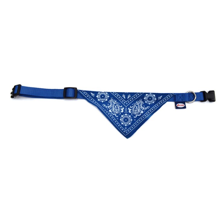 RECORD COLLARE NYLON BANDANA BLU 1,9X35