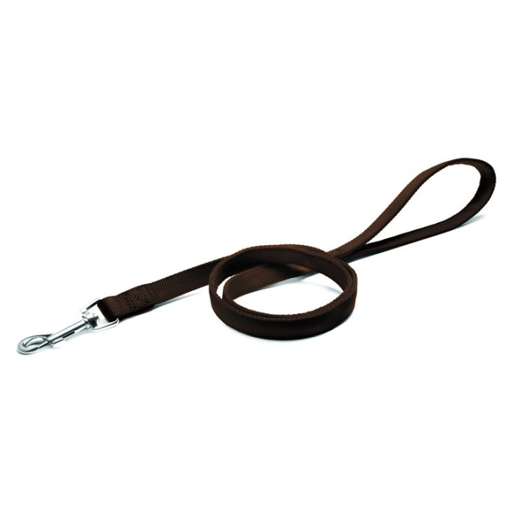 RECORD GUINZAGLIO NYLON DOPPIO MARRONE 2