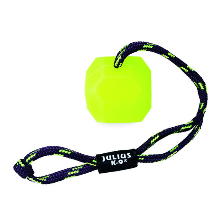 Palla Dura con Tirante Gialla&nbsp;6cm&nbsp;Julius-K9