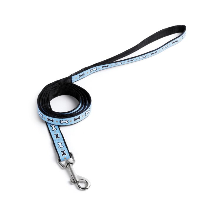RECORD OSSICINI GUINZAGLIO NYLON AZZURRO