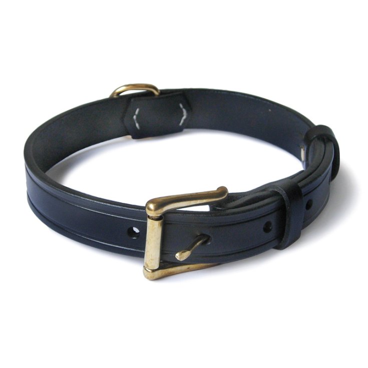 RECORD COLLARE CUOIO CUCITO BLU 3X60 CM