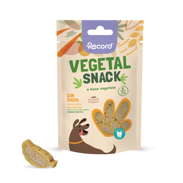 RECORD VEGETAL SNACK PER CANI 75 G ZUCCA