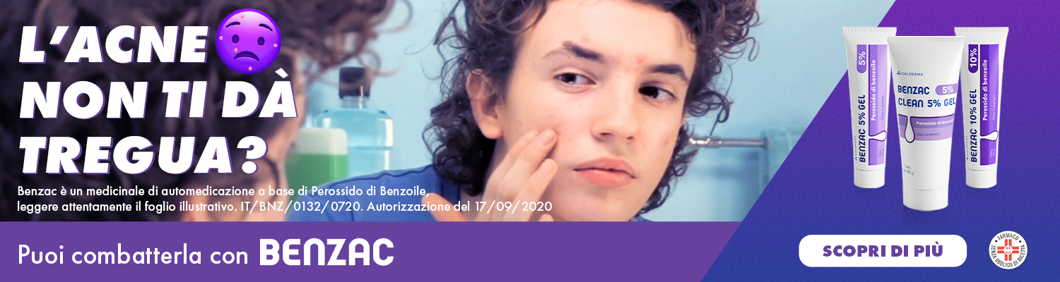 Benzac per combattere l'acne